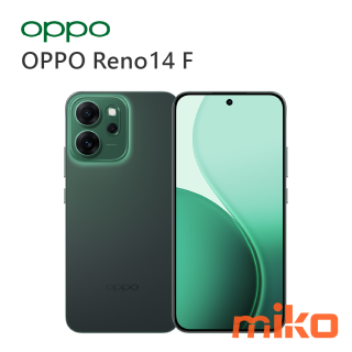 OPPO Reno14 F 靜謐綠